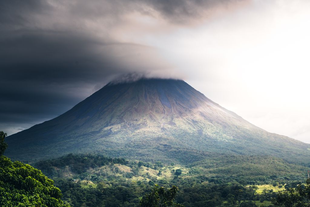 The Arenal Volcano, highlighting the beauty and diversity of Costa Rica